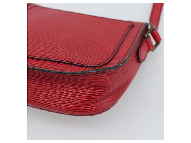 Borsa a Spalla LOUIS VUITTON Epi Saint Cloud PM Rosso M52217 LV Auth BA14161 - vista 12