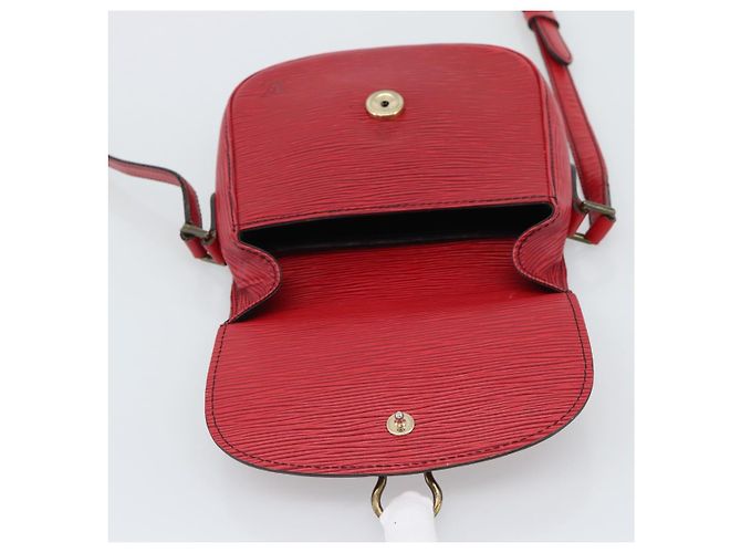 Borsa a Spalla LOUIS VUITTON Epi Saint Cloud PM Rosso M52217 LV Auth BA14161 - vista 15