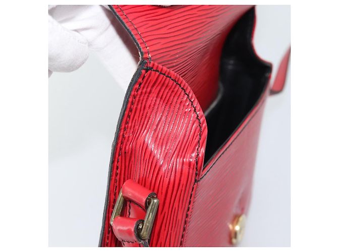 Borsa a Spalla LOUIS VUITTON Epi Saint Cloud PM Rosso M52217 LV Auth BA14161 - vista 16