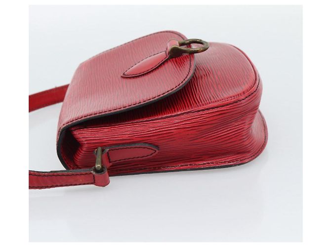 Borsa a Spalla LOUIS VUITTON Epi Saint Cloud PM Rosso M52217 LV Auth BA14161 - vista 4