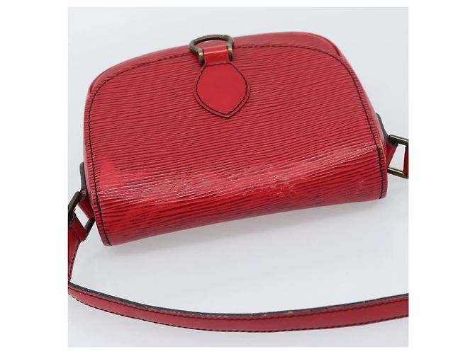 Borsa a Spalla LOUIS VUITTON Epi Saint Cloud PM Rosso M52217 LV Auth BA14161 - vista 6