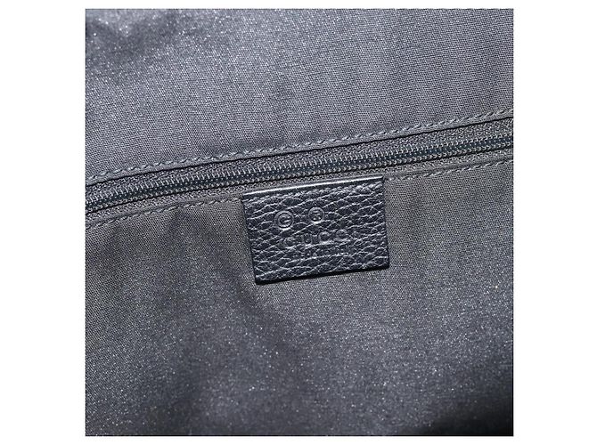 Borsa a tracolla GUCCI GG Canvas Outlet Nero Argento 272350 Auth ka5377 - vista 14