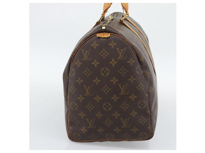 LOUIS VUITTON Monogram Keepall 50 Boston Bag M41426 LV Auth 191008 Monogramma - vista 5