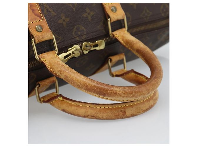 LOUIS VUITTON Monogram Keepall 50 Boston Bag M41426 LV Auth 191008 Monogramma - vista 7