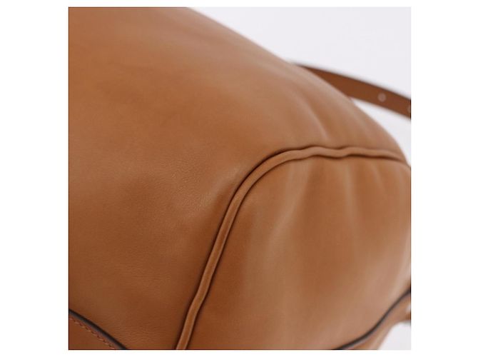 LOUIS VUITTON Keepall Bandouliere 50 Pelle Marrone Argento M21346 Auth ka5427SM - vista 13