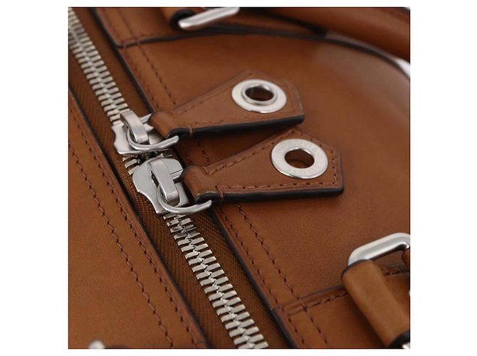 LOUIS VUITTON Keepall Bandouliere 50 Pelle Marrone Argento M21346 Auth ka5427SM - vista 16