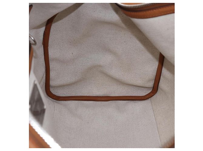 LOUIS VUITTON Keepall Bandouliere 50 Pelle Marrone Argento M21346 Auth ka5427SM - vista 21
