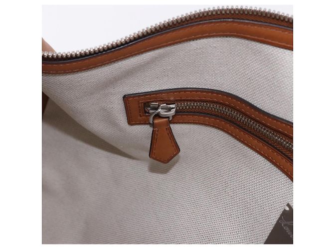 LOUIS VUITTON Keepall Bandouliere 50 Pelle Marrone Argento M21346 Auth ka5427SM - vista 23