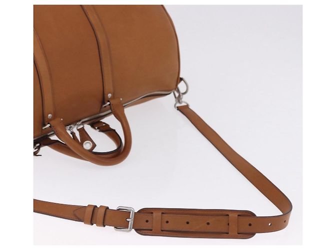 LOUIS VUITTON Keepall Bandouliere 50 Pelle Marrone Argento M21346 Auth ka5427SM - vista 9