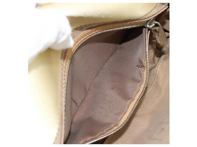 FENDI Borsa a Spalla Mamma Baguette in Tweed e Perline Oro Argento 8BR000 Auth yk20672SAM - vista 20