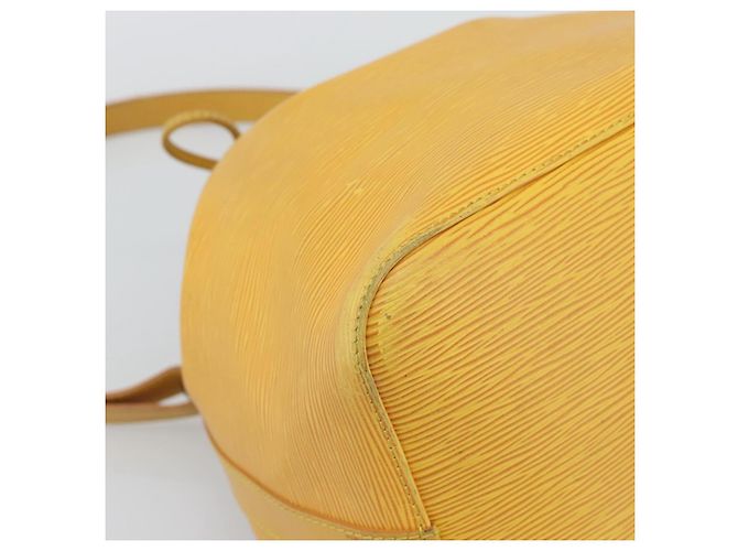 Borsa a Spalla LOUIS VUITTON Epi Petit Noe Tassili Yellow M44109 LV Auth ka5433 - vista 11