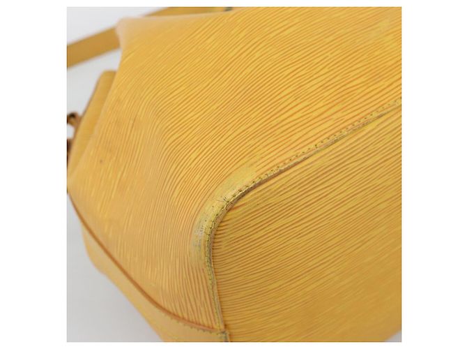 Borsa a Spalla LOUIS VUITTON Epi Petit Noe Tassili Yellow M44109 LV Auth ka5433 - vista 13