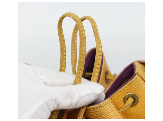 Borsa a Spalla LOUIS VUITTON Epi Petit Noe Tassili Yellow M44109 LV Auth ka5433 - vista 14