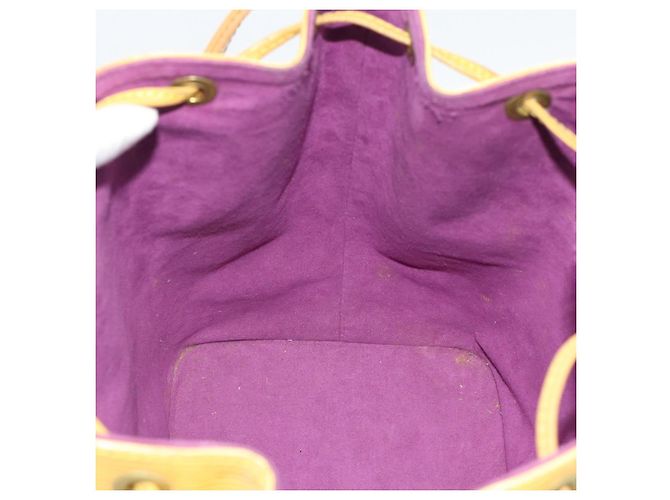 Borsa a Spalla LOUIS VUITTON Epi Petit Noe Tassili Yellow M44109 LV Auth ka5433 - vista 16