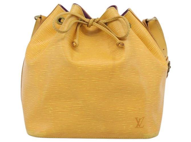 Borsa a Spalla LOUIS VUITTON Epi Petit Noe Tassili Yellow M44109 LV Auth ka5433 - vista 2