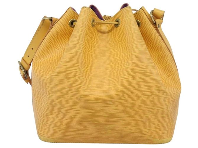 Borsa a Spalla LOUIS VUITTON Epi Petit Noe Tassili Yellow M44109 LV Auth ka5433 - vista 3