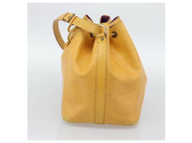 Borsa a Spalla LOUIS VUITTON Epi Petit Noe Tassili Yellow M44109 LV Auth ka5433 - vista 5