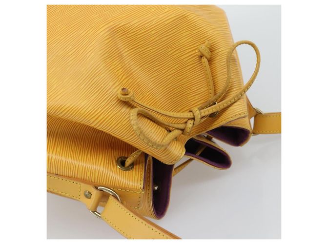 Borsa a Spalla LOUIS VUITTON Epi Petit Noe Tassili Yellow M44109 LV Auth ka5433 - vista 6