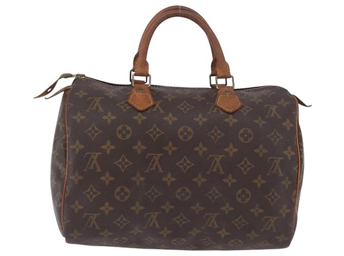 LOUIS VUITTON Borsa Monogram Speedy 30 M41526 LV Auth 193059 Monogramma - vista 3