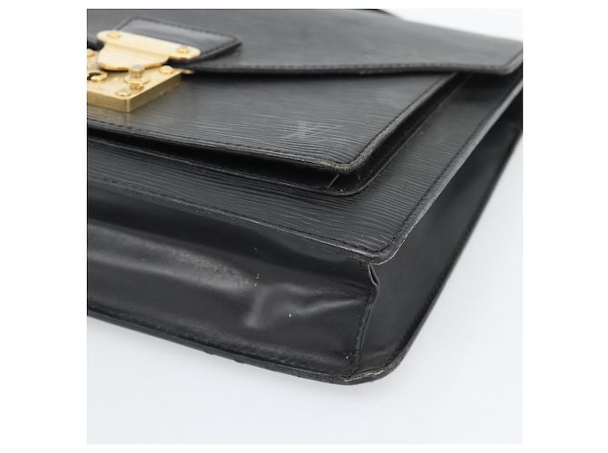 LOUIS VUITTON Epi Monceau 28 Borsa Nera M52122 LV Auth ep15595 Nero - vista 10