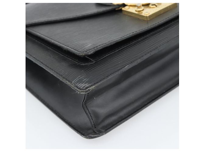 LOUIS VUITTON Epi Monceau 28 Borsa Nera M52122 LV Auth ep15595 Nero - vista 11