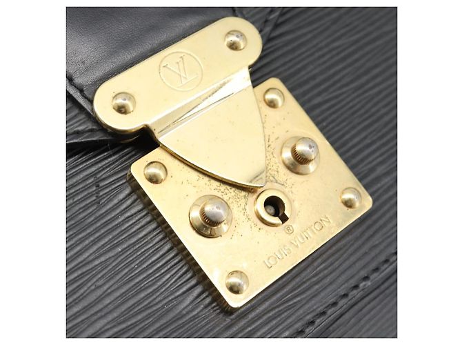 LOUIS VUITTON Epi Monceau 28 Borsa Nera M52122 LV Auth ep15595 Nero - vista 15