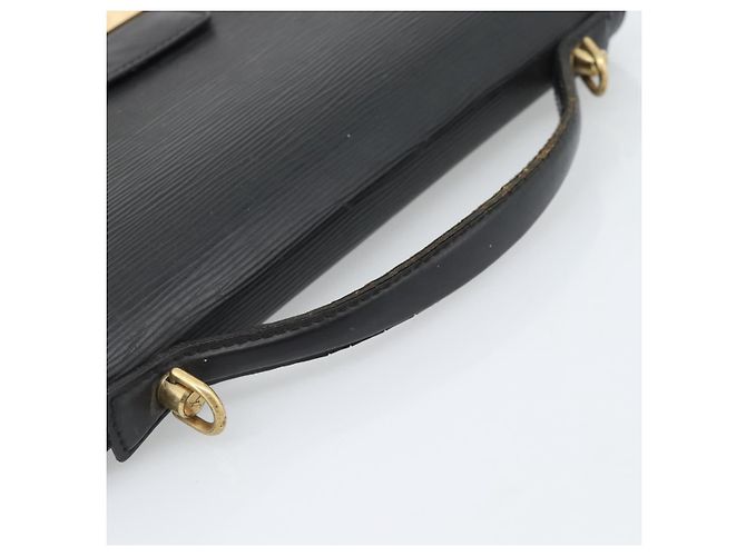 LOUIS VUITTON Epi Monceau 28 Borsa Nera M52122 LV Auth ep15595 Nero - vista 7