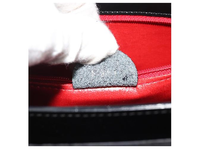 Céline Borsa a tracolla CELINE Canvas Nero Argento Auth ep15292 - vista 23