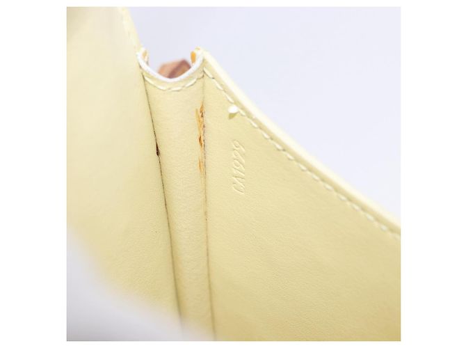LOUIS VUITTON Portafoglio Walker Monogram Vernis Lime Yellow M91074 LV Auth ep15446 D'oro - vista 19