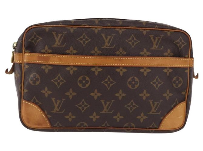 LOUIS VUITTON Clutch Monogram Compiegne 28 M51845 LV Auth 193526 Monogramma - vista 2
