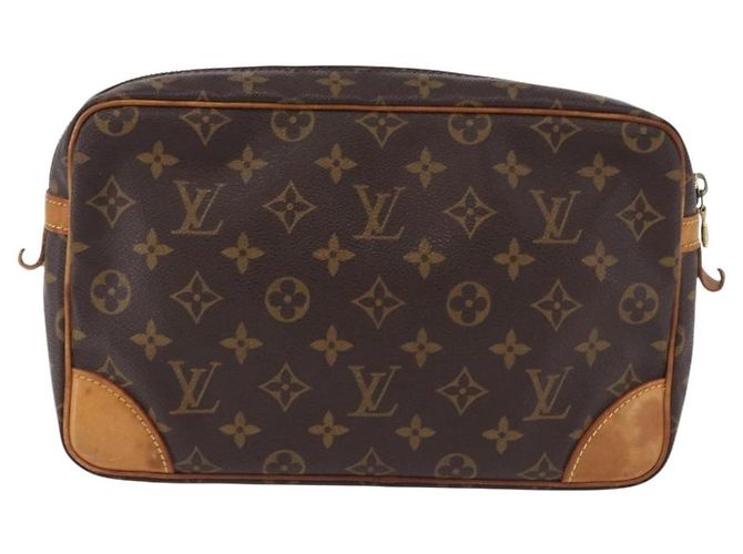 LOUIS VUITTON Clutch Monogram Compiegne 28 M51845 LV Auth 193526 Monogramma - vista 3