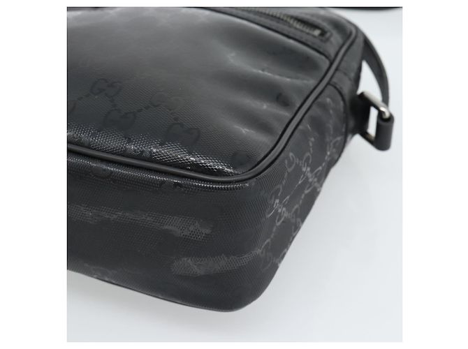 Borsa a Spalla GUCCI GG Implementation PVC Nero Argento 233268 Auth ep15366A - vista 10