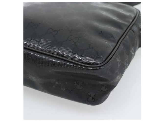 Borsa a Spalla GUCCI GG Implementation PVC Nero Argento 233268 Auth ep15366A - vista 12