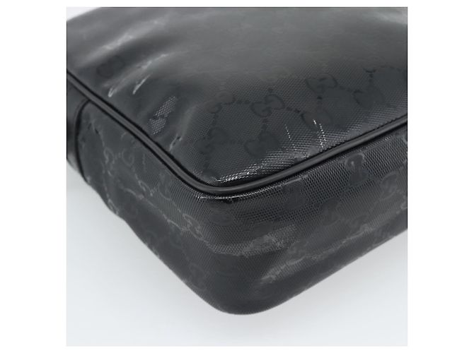 Borsa a Spalla GUCCI GG Implementation PVC Nero Argento 233268 Auth ep15366A - vista 13