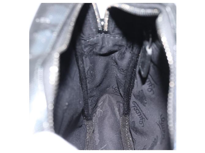 Borsa a Spalla GUCCI GG Implementation PVC Nero Argento 233268 Auth ep15366A - vista 19
