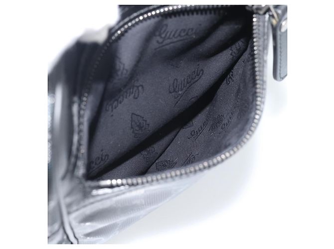 Borsa a Spalla GUCCI GG Implementation PVC Nero Argento 233268 Auth ep15366A - vista 22