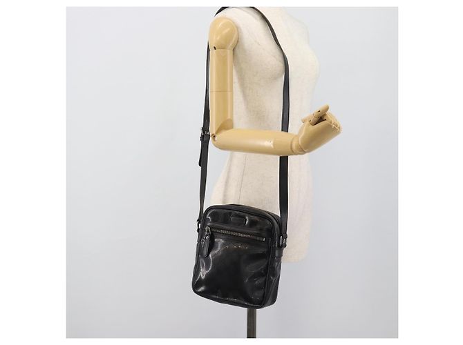 Borsa a Spalla GUCCI GG Implementation PVC Nero Argento 233268 Auth ep15366A - vista 24