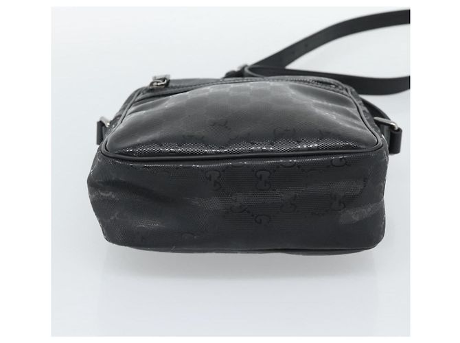 Borsa a Spalla GUCCI GG Implementation PVC Nero Argento 233268 Auth ep15366A - vista 9