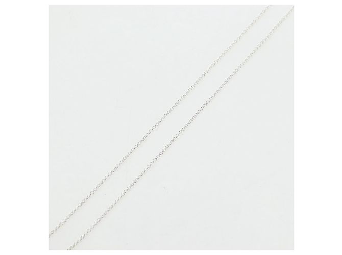 Autre Marque Collana Double Rubbing Heart TIFFANY&Co. Argento Ag925 Autentica am12119M - vista 10