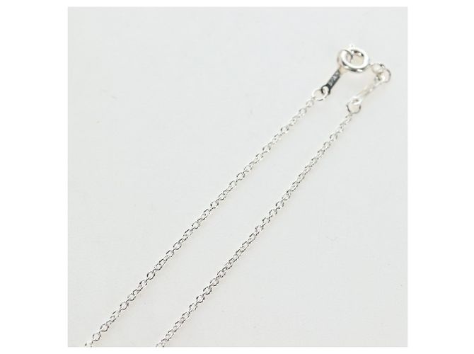 Autre Marque Collana Double Rubbing Heart TIFFANY&Co. Argento Ag925 Autentica am12119M - vista 11