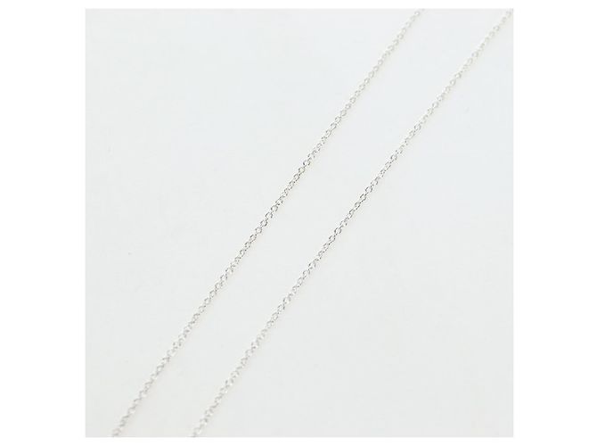 Autre Marque Collana Double Rubbing Heart TIFFANY&Co. Argento Ag925 Autentica am12119M - vista 4