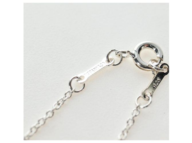 Autre Marque Collana Double Rubbing Heart TIFFANY&Co. Argento Ag925 Autentica am12119M - vista 6