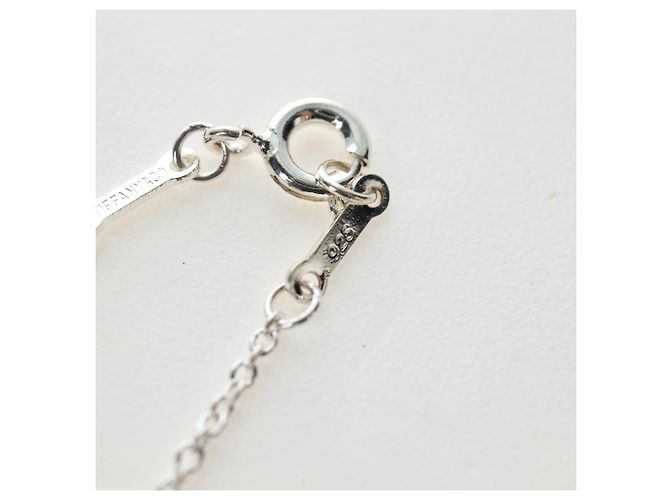 Autre Marque Collana Double Rubbing Heart TIFFANY&Co. Argento Ag925 Autentica am12119M - vista 7