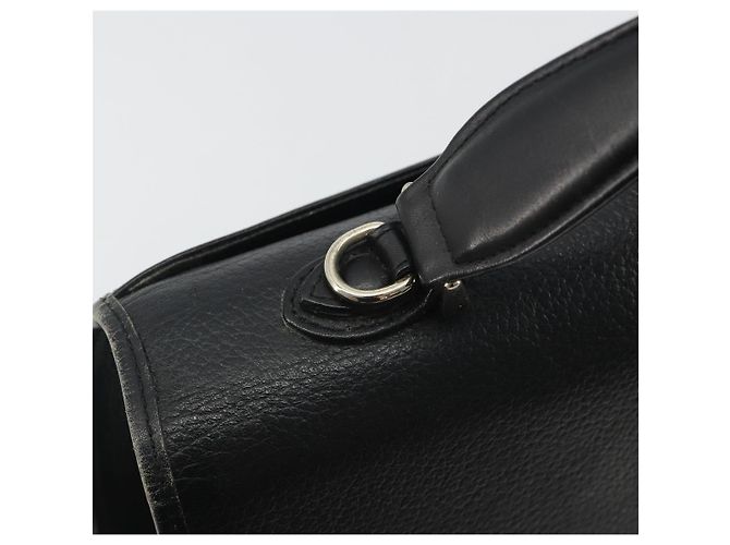 Borsa Burberry in pelle nera argento Auth ep15237 Nero - vista 14