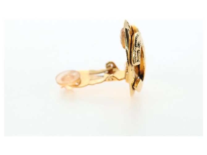 Orecchini CHANEL Metallo Tonalità Oro CC Auth 192600M - vista 11