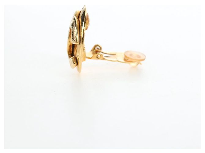 Orecchini CHANEL Metallo Tonalità Oro CC Auth 192600M - vista 12