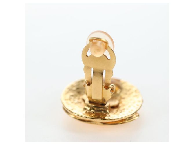 Orecchini CHANEL Metallo Tonalità Oro CC Auth 192600M - vista 6