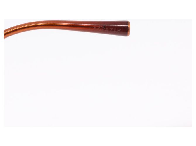 Gafas de Sol CHANEL Metal Marrón Tono Oro CC Auth yk20670M Castaño - vista 14
