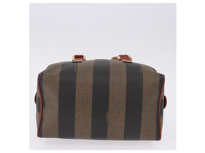 Pequin Borsa FENDI Pecan in PVC e pelle 2 modi Nero Marrone Auth ka5337A - vista 12