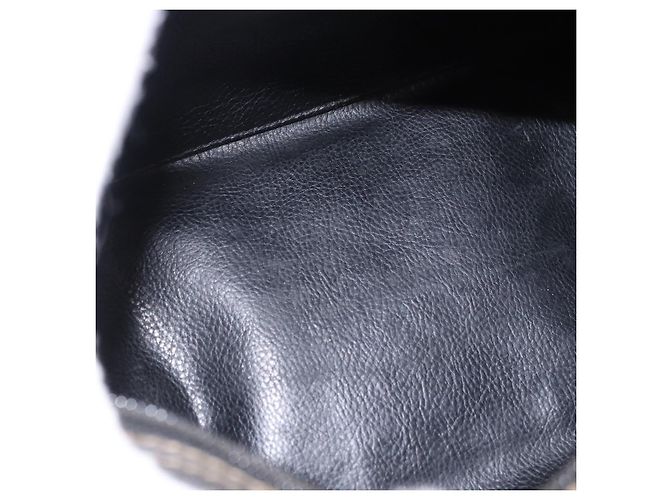 Pequin Borsa FENDI Pecan in PVC e pelle 2 modi Nero Marrone Auth ka5337A - vista 20